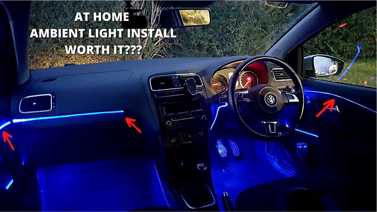 Volkswagen Polo 6r Ambient Lights Install *Easy Install*