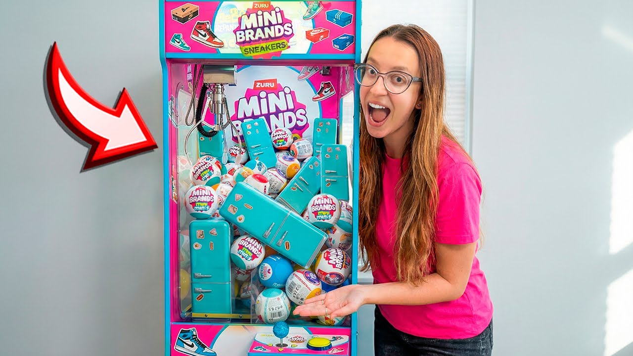 MÁQUINA DE PEGAR BOLINHA MINI BRANDS