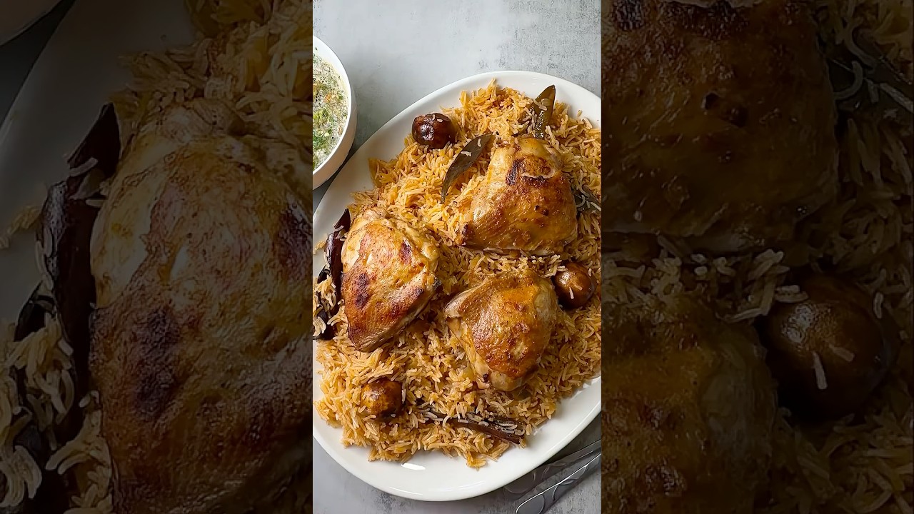 Chicken Kabsa #chickenkabsa full recipe and details are on stewwithsaba.com