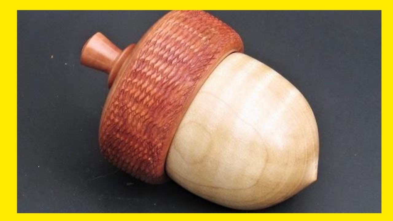 Создаём потрясающую коробку для желудей с крышкой на нитке! Часть 1