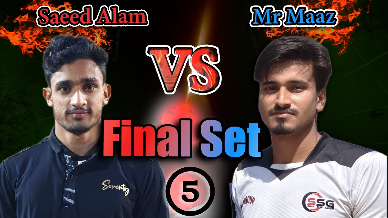 Saeed Alam🐦‍🔥 VS Maaz🔥| 5th Set || Final Match Lucknow Volleyball 🏐  Tournament @sportsoutline