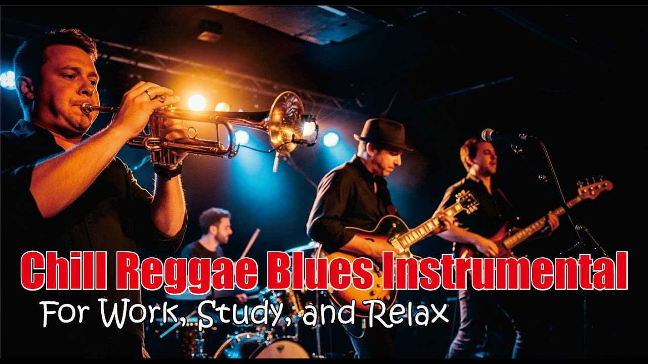Chill Reggae Blues Instrumental for Work, Study, and Relax