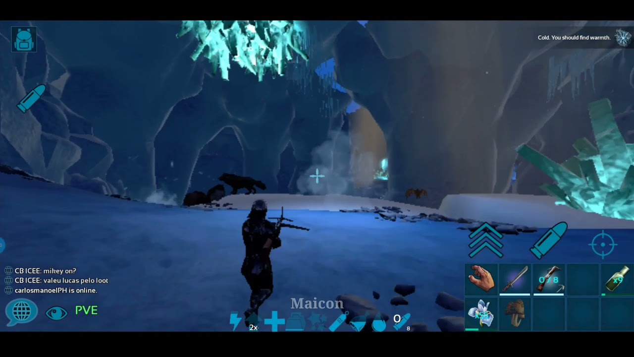 Como fazer a Cave Hard do gelo Ez - Ark Mobile
