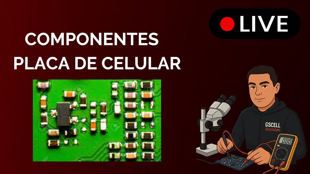 Componentes Eletr&ocirc;nico Na Placa De Celulares - Conserto de Celular