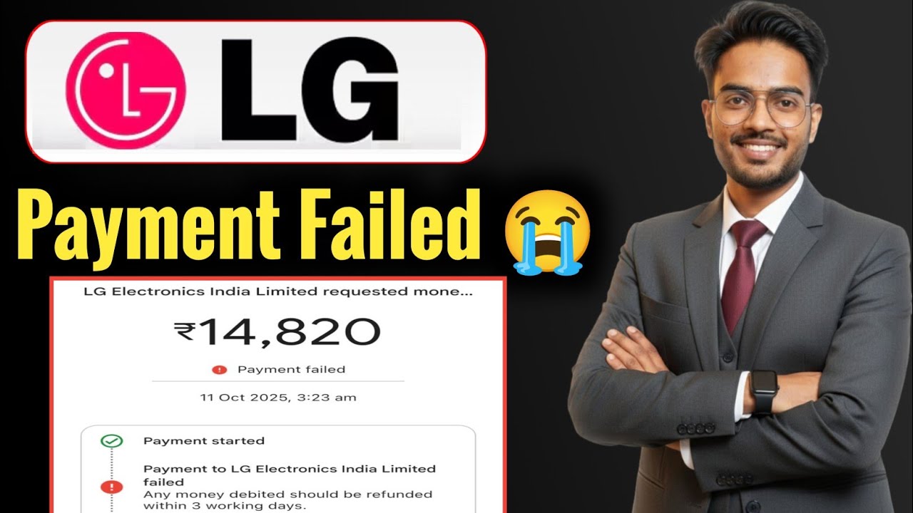 LG IPO Payment Failed | LG Electronics IPO Allotted but Payment Failed What to do Now ?