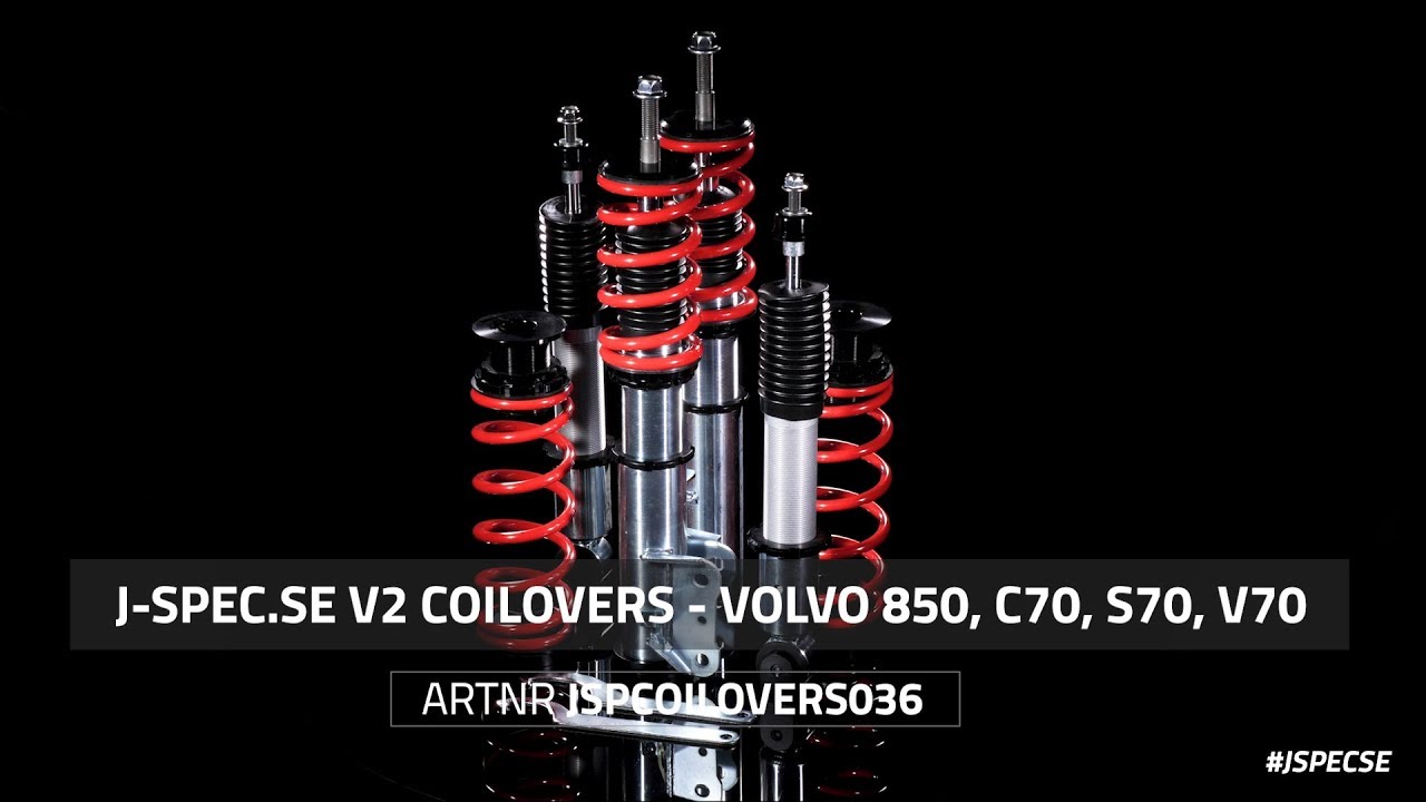 JSPCOILOVERS036 - J-Spec.se V2 Coilovers - Volvo 850, C70, S70, V70