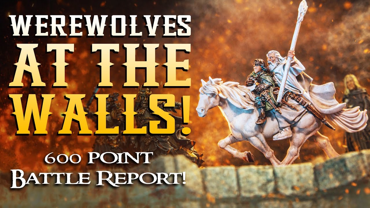 Gandalf Faces A Nightmare...! | Shadows of Angmar vs Atop The Wall! | MESBG Battle Report