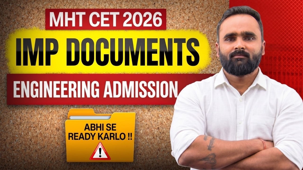 IMP DOCUMENTS FOR ENGINEERING ADMISSIONS | MHTCET 2026 | PRADEEP GIRI UPDATE @pradeepgiriacademy