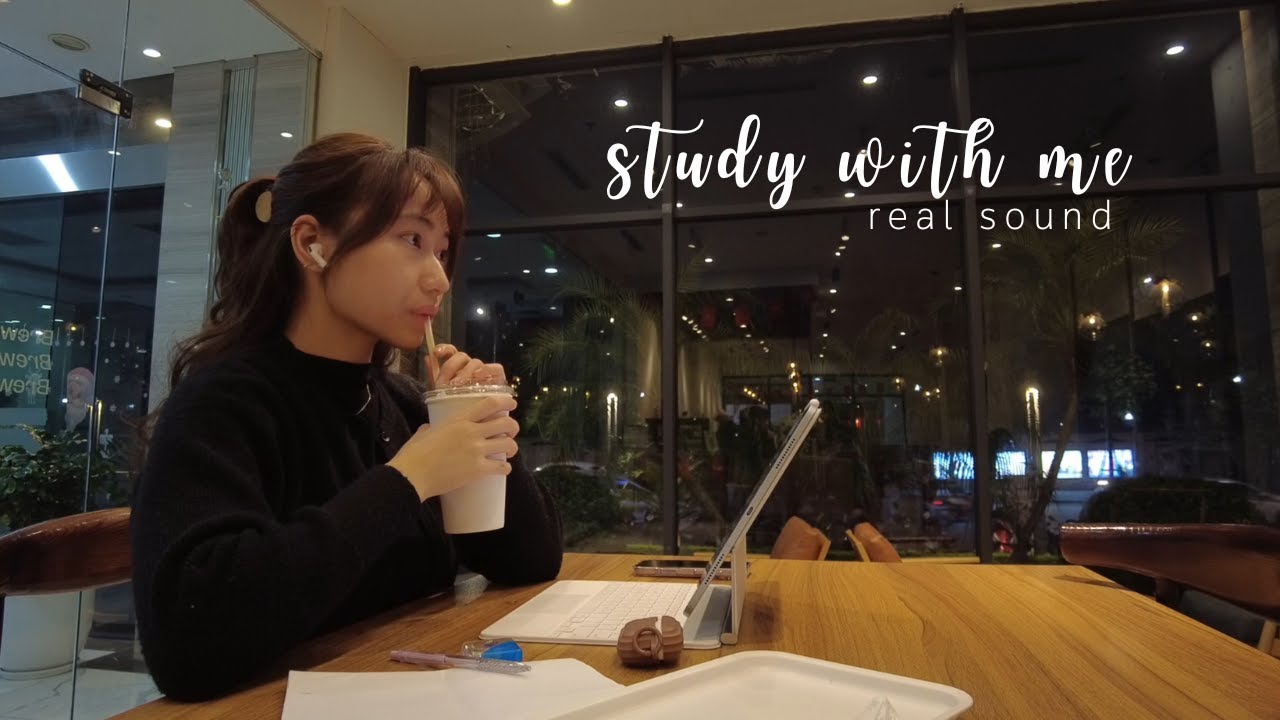 1,5hr well spent at the cafe shop | real background sound