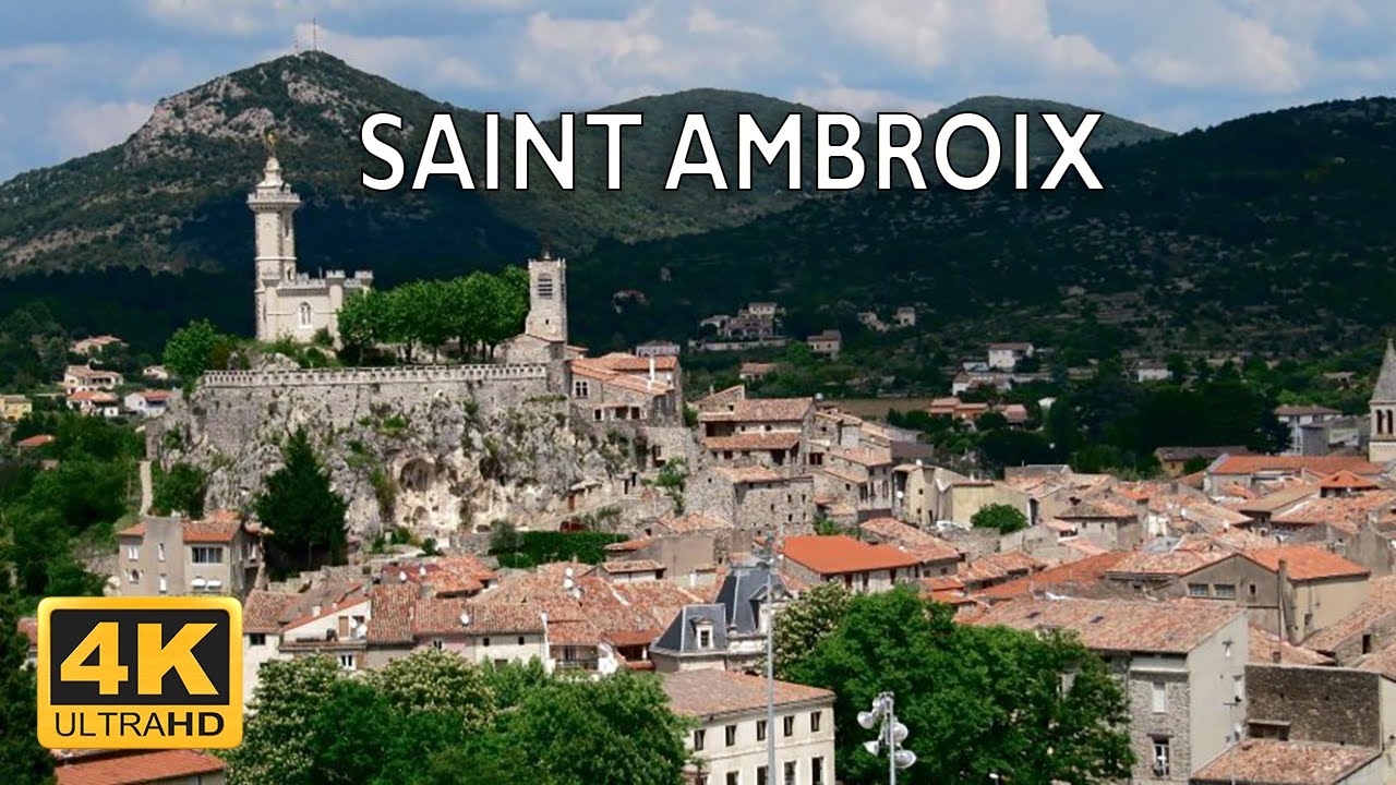 Saint ambroix, France 🇫🇷 | 4K Drone Footage