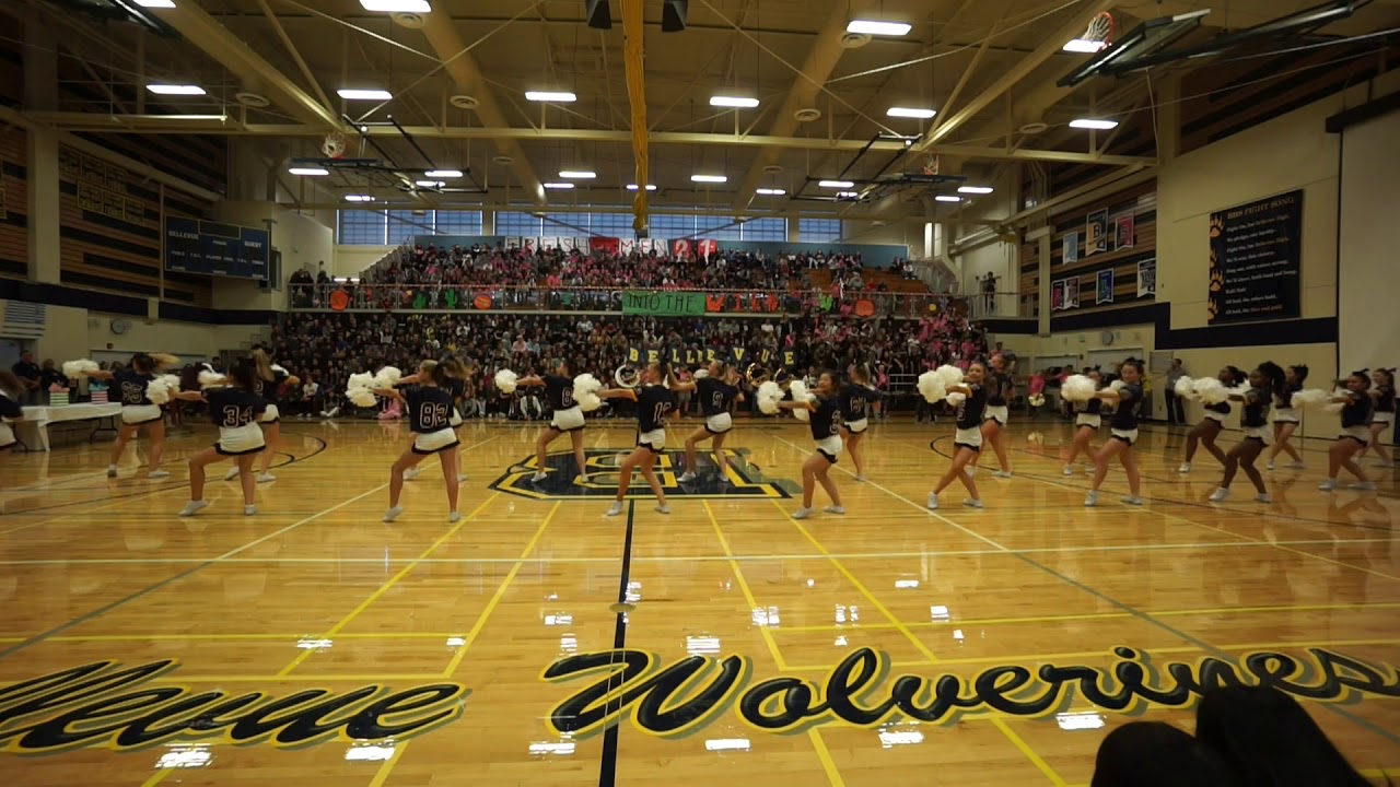 Bellevue Cheer Homecoming Assembly 10.27.17