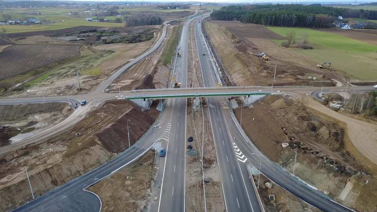 Budowa drogi Ekspresowej S7 Obwodnica Metropolitalna Trójmiasta MOP Widlino + Trasa Główna 20.12.25 