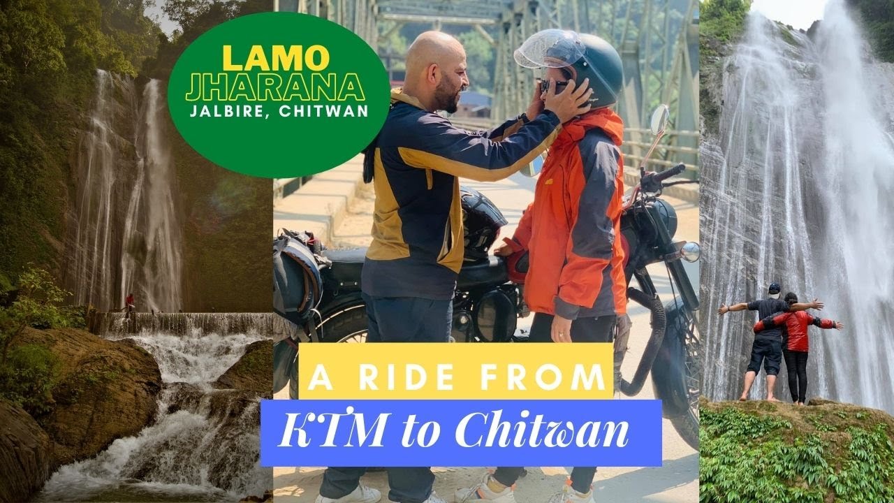 A ride From Ktm to Chitwan II Lamo Jharana, Jalbire, Chitwan II Dashain travel II Baniya's Vlog II