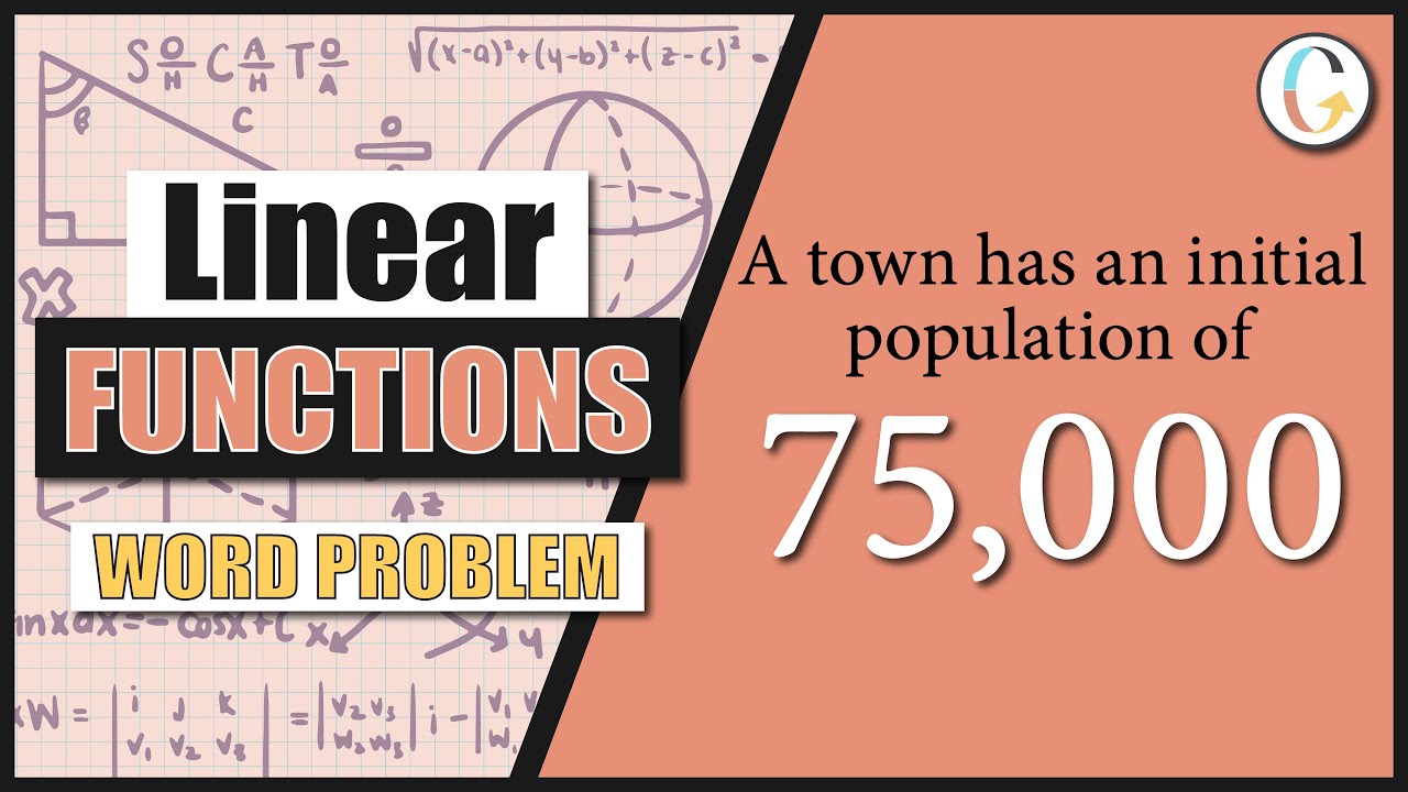A town has an initial population of 75,000. It grows at a constant rate of 2,500 per year for 5