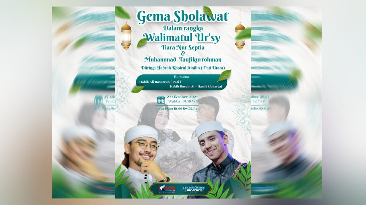 GEMA SHOLAWAT DALAM RANGKA WALIMATUL UR'SY 