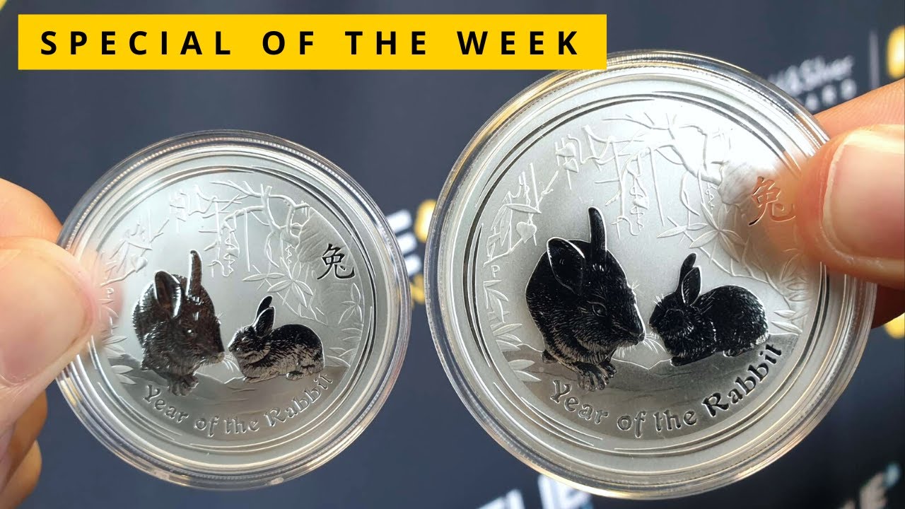 SPECIAL: Perth Mint 2011 Lunar Rabbit Silver Coins - 1oz & 2oz
