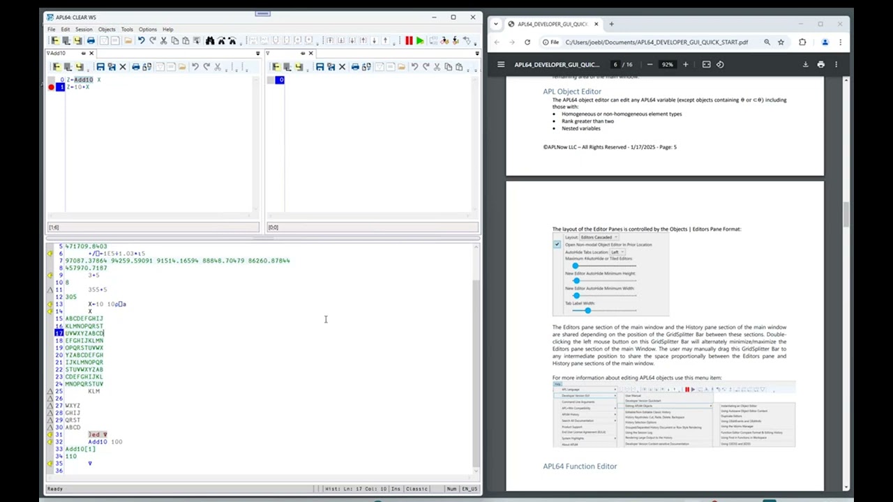 Introduction To APL64 Live Demo 20250128