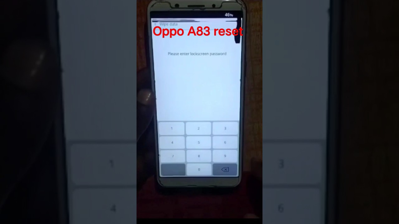 Oppo A83 Reset All Oppo .#youtubeshorts #shortvideo #oppoa83 #manojdey #mrindianhacker #crazyxyz