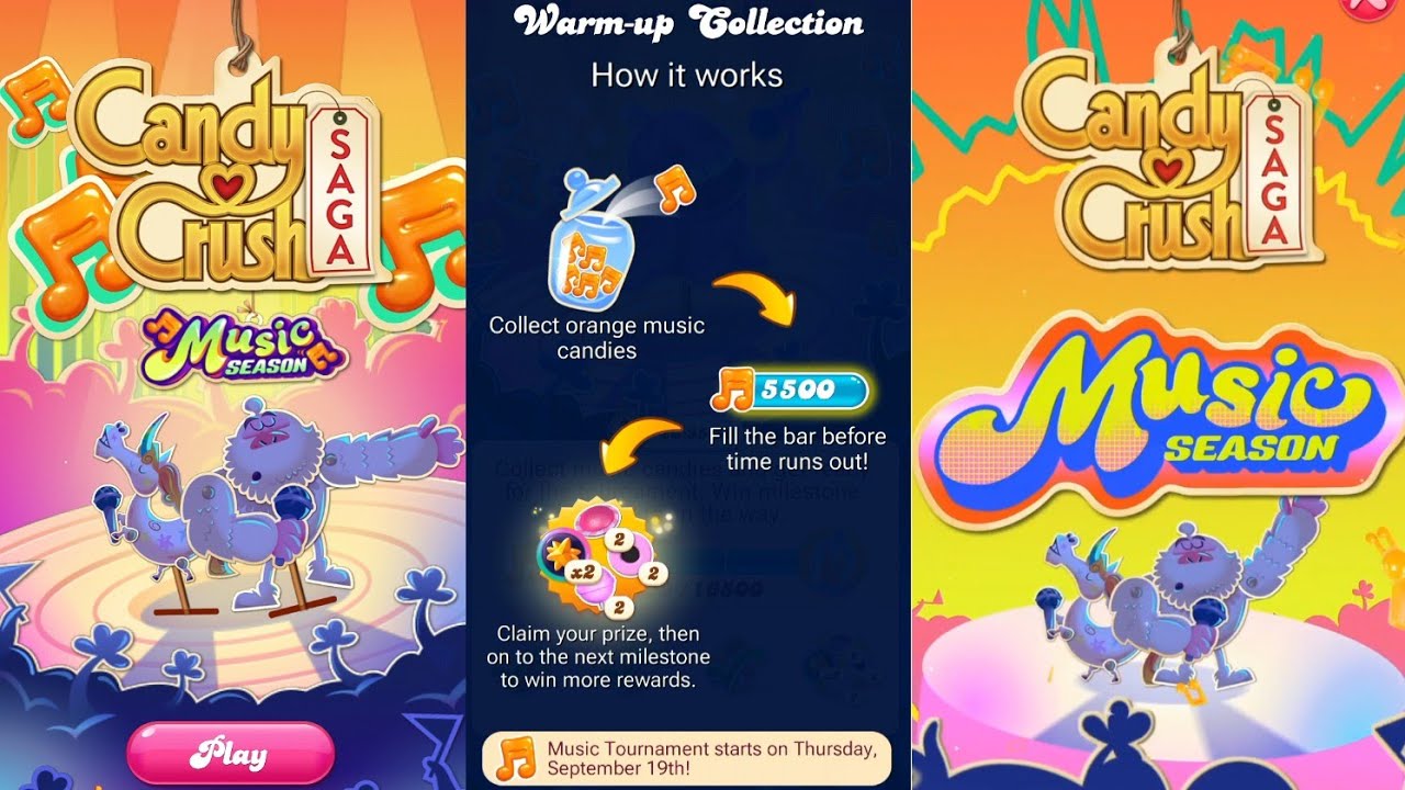 New Season How To Get Free Booster | How To Play Music Season | Candy Crush Saga | Candy Crush