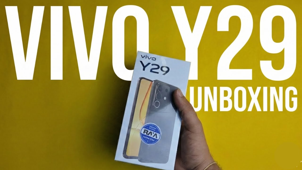unboxing mobile vivo Y29 فتح علبة موبايل