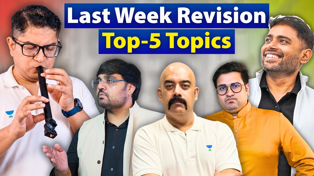 UPSC Prelims 2026: Top 5 Topics to Revise in Every Subject Before Prelims