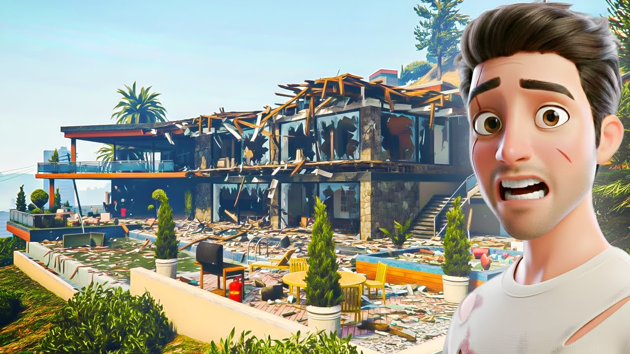 DESTROYING FRANKLIN’S HOUSE!