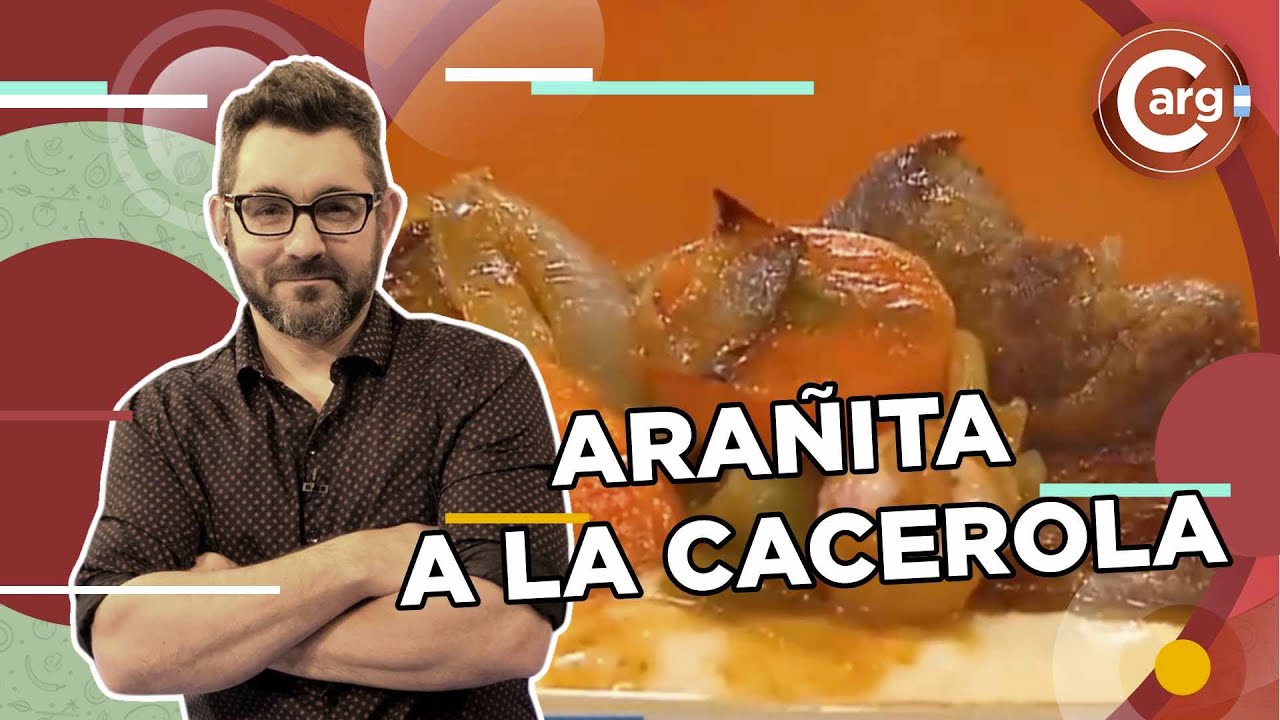 ARAÑITA A LA CACEROLA CON PURÉ CREMOSO A LA MOZZARELLA