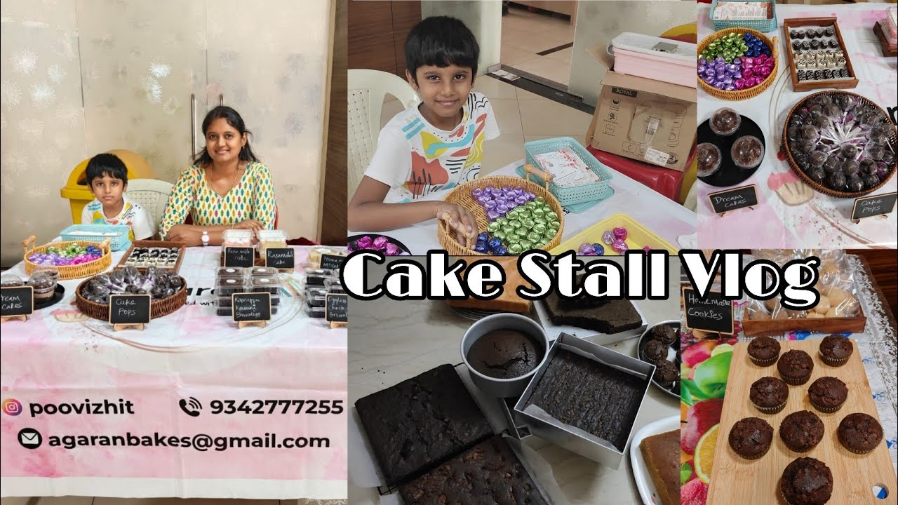 Cake Stall Vlog|Homemade Cookies,Brownies, Chocolates,Tres Leches,Cupcakes & Dream Cakes| 9342777255
