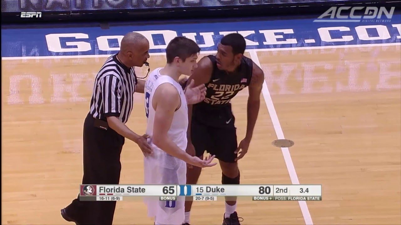 Did Grayson Allen Trip FSU's Xavier Rathan-Mayes?