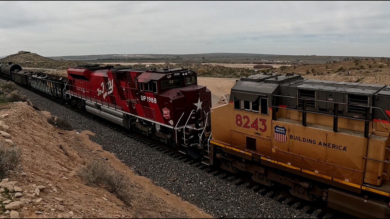 UP1988 heritage unit at Wild Crossing Curve on UP-MWCNP and on Valentine's weekend (2-14-26~2-15-26)