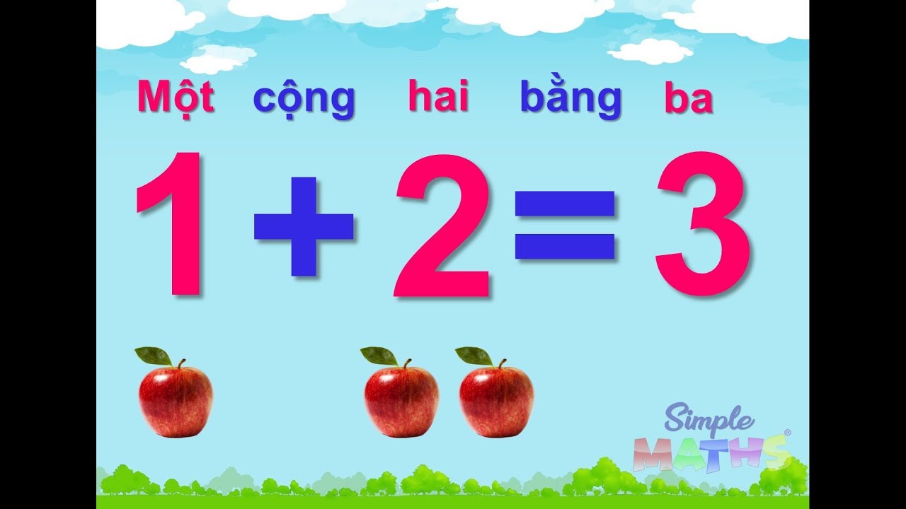 [TO&Aacute;N 1] Ph&eacute;p cộng trong phạm vi 3 | Học thật VUI v&agrave; DỄ D&Agrave;NG với B&uacute;t V&agrave;ng