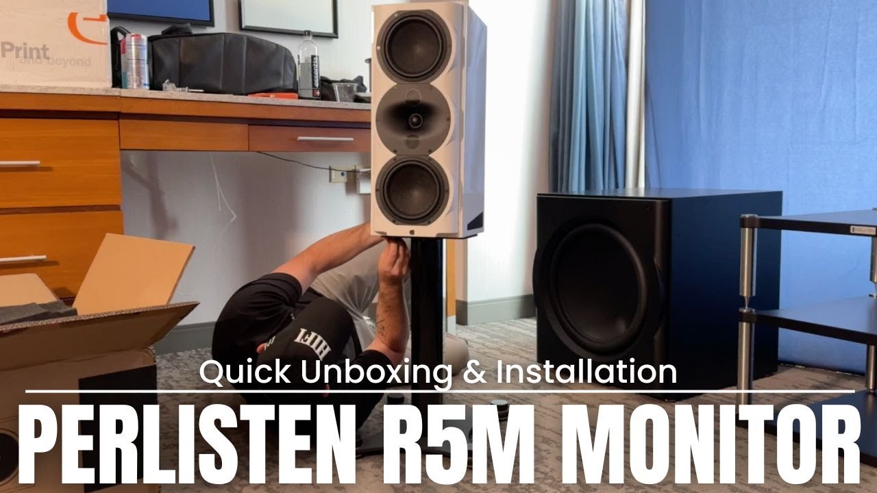 Perlisten Audio R5m Monitor Speaker Unboxing