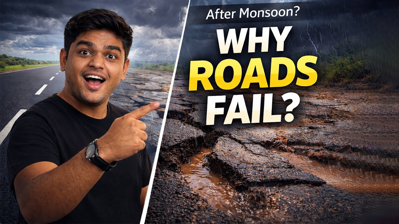 Why Indian Roads Fail Every Monsoon (Real Reason)