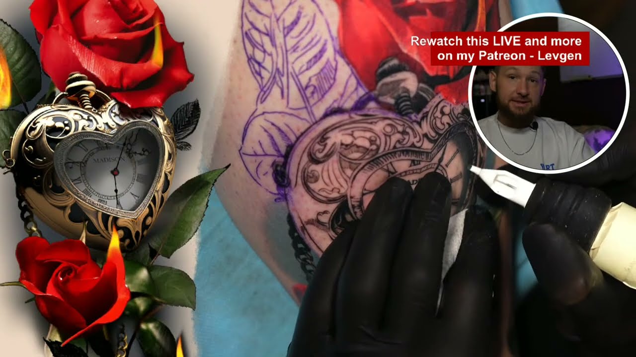 Talk About Tattoo - pocket watch tattoo