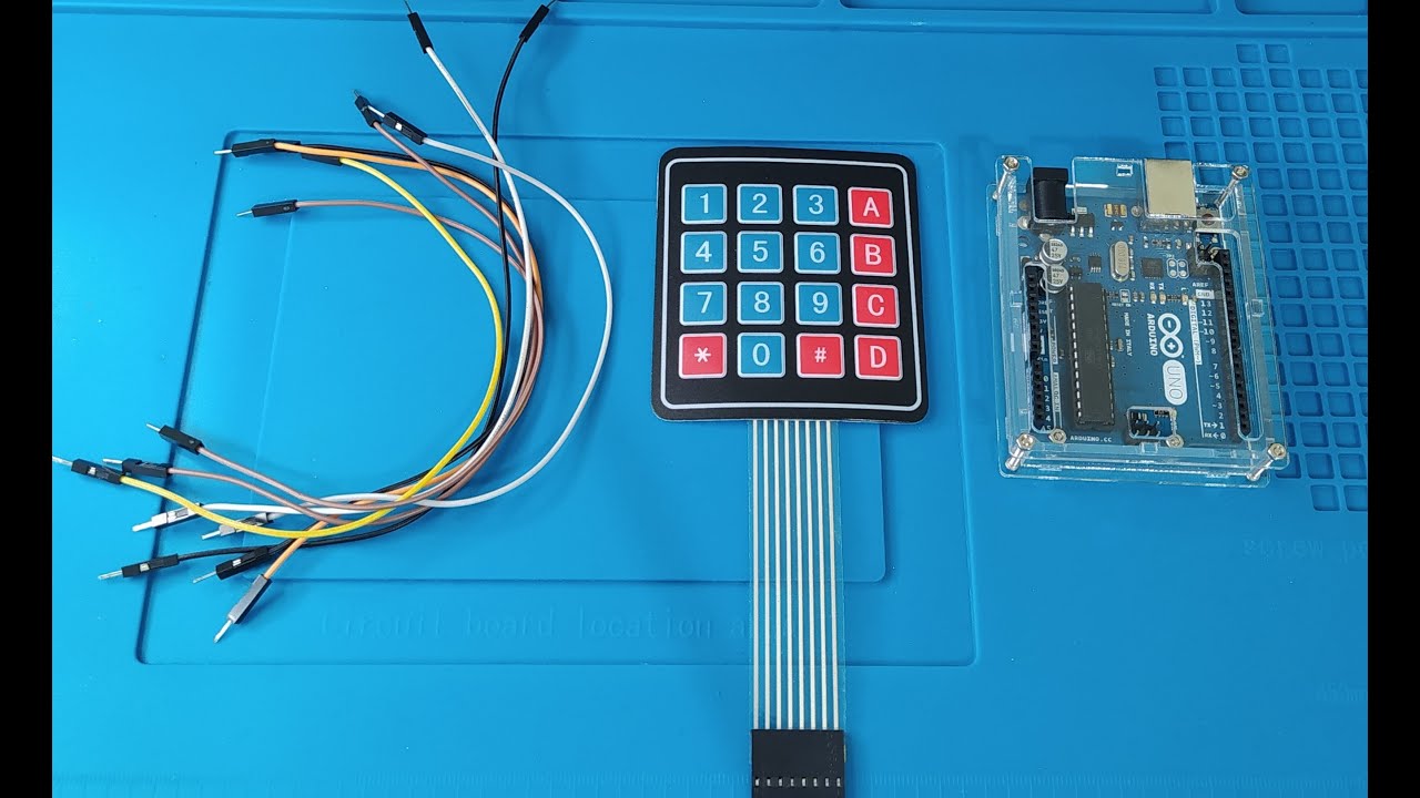 Arduino Dersleri #34 Tuş Takımı (4*4) Kullanımı (Membran Tuş Takımı)