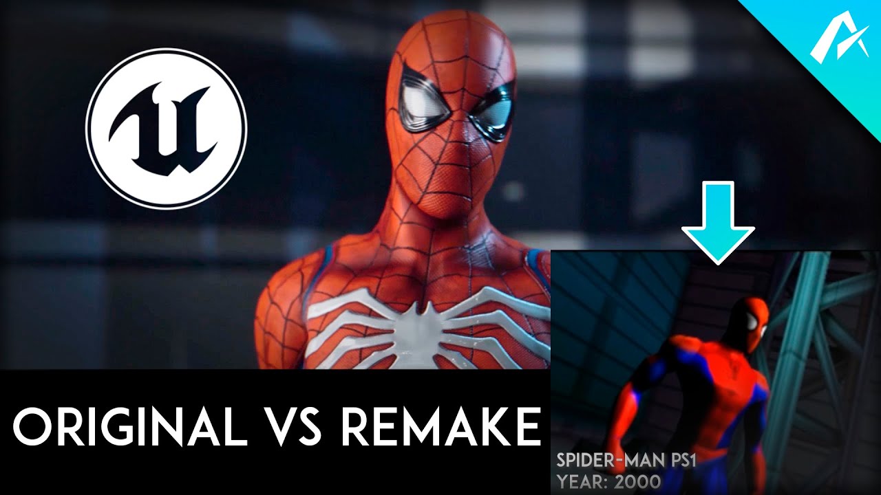 SPIDER-MAN en UNREAL ENGINE 5 | Original vs Remake