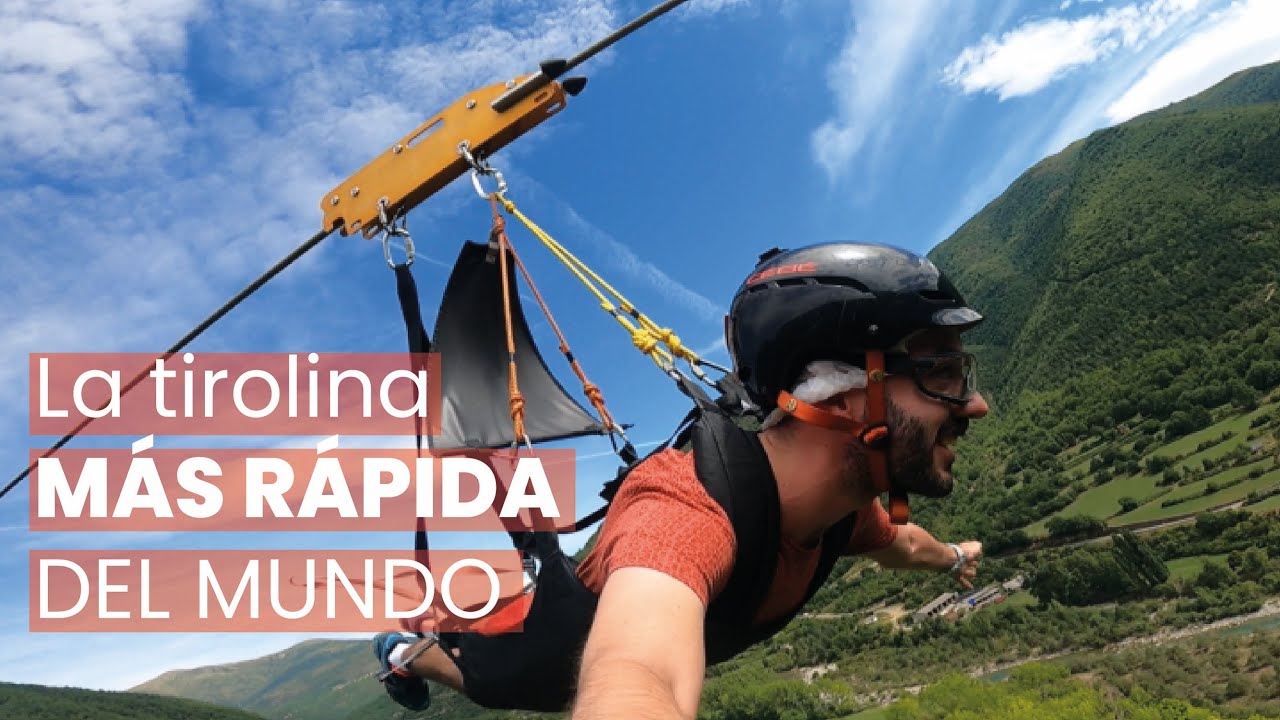 Tirolina Ordesa Pirineo, Fiscal: la tirolina m&aacute;s r&aacute;pida del mundo - GoPro