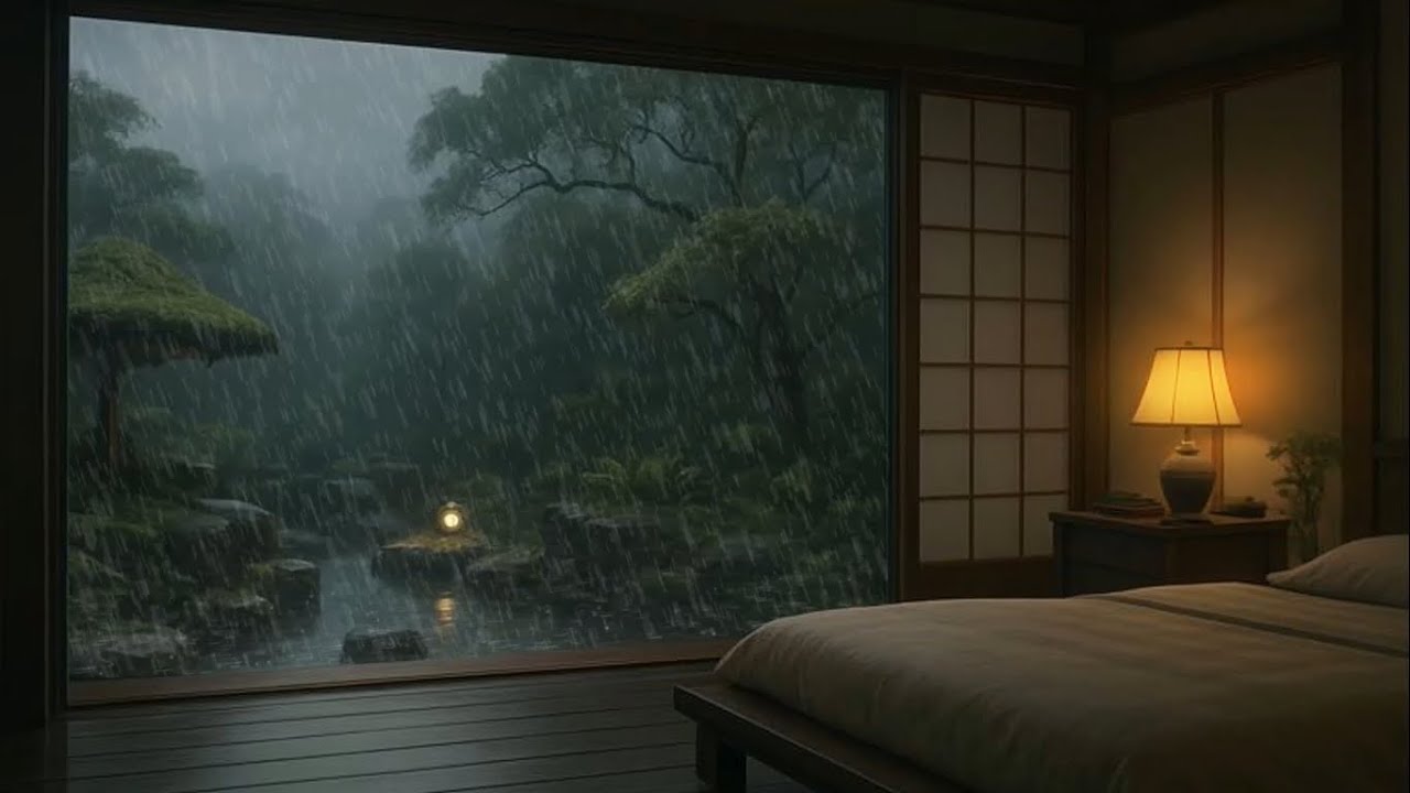 Best Rain in the Forest at Night 🌲 | Sleep Deeply with Rain Sounds