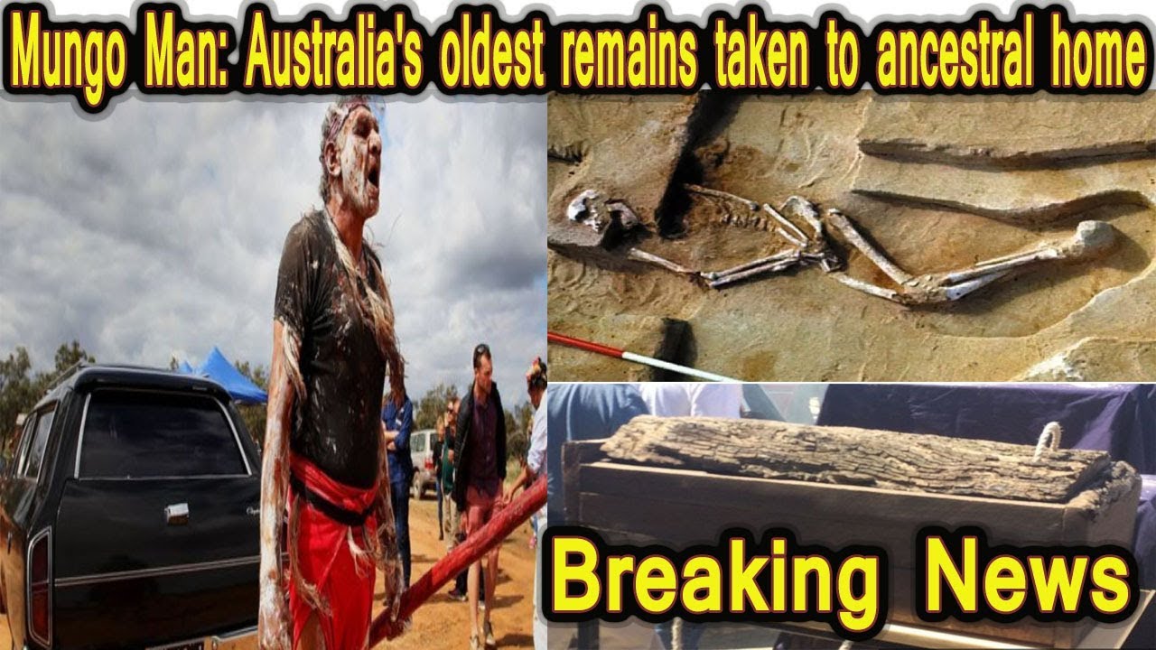 Mungo Man Australia's oldest remains taken to ancestral home Breaking News