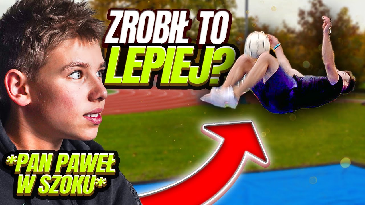 ZROBIŁ LEPSZE SALTO NIŻ PAN PAWEŁ!  -  TRENUJĘ DO MISTRZOSTW POLSKI 🏆 cz.5