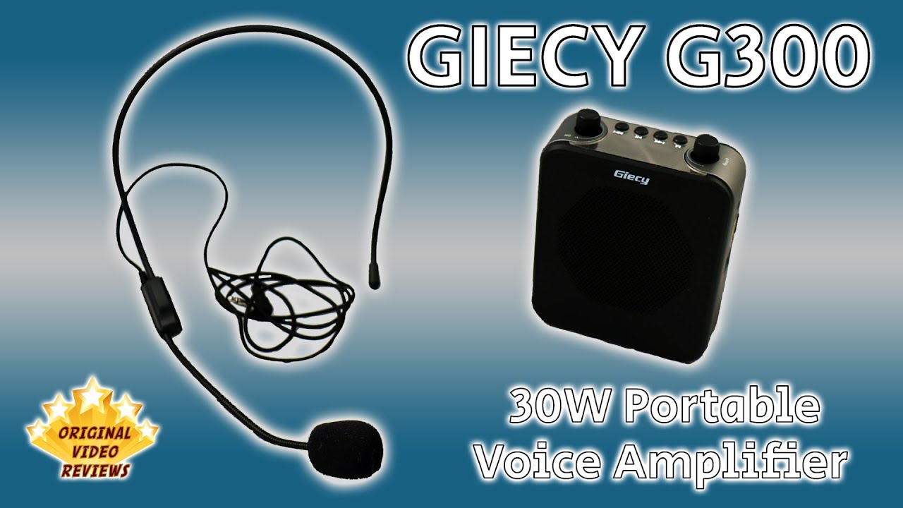 Обзор Giecy G300 — портативный усилитель голоса мощностью 30 Вт с Bluetooth 🎤🔊