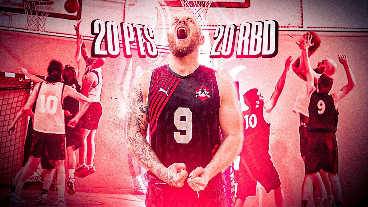LE MEILLEUR MATCH DE MA VIE ! ( 20pts et 20 rebonds ?! 🔥) NOTRE SAISON BASKET 🏀
