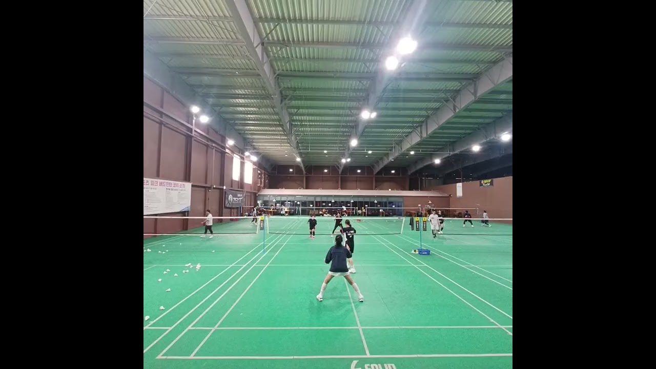 #badminton 가영주희vs경진숙희