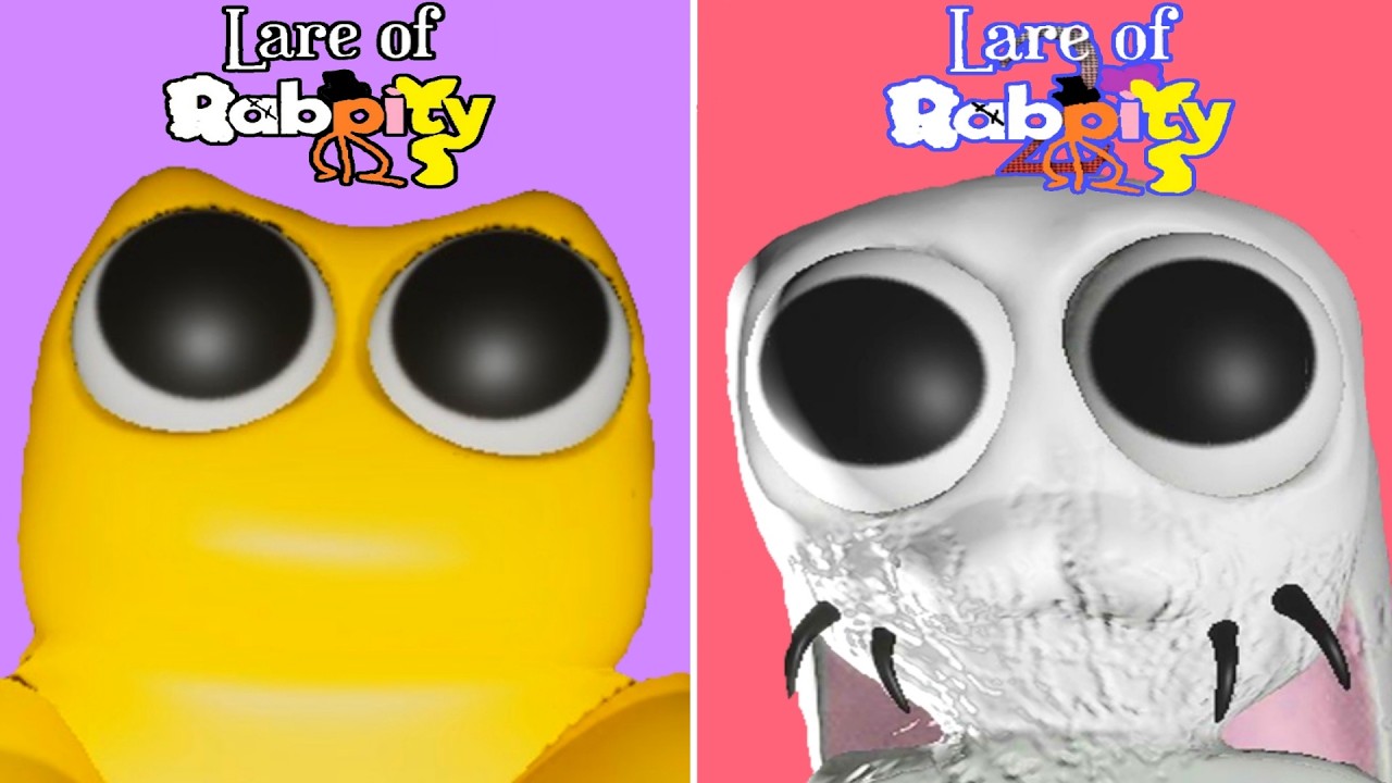 Lare of Rabbity 1, 2 - Full Gameplay + Jumpscares (NEW BANBAN FANGAMES) | Mascot Horror