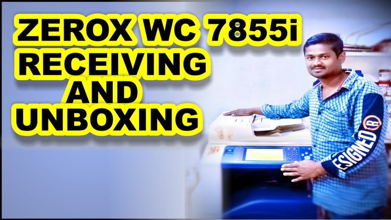 #Xerox 7855i Unboxing + Receiving | Hindi | Printing Business