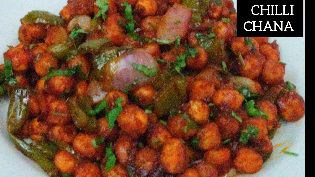 Crispy Chana Chilli Recipe | Restaurant Style Crunchy Chana Chilli 