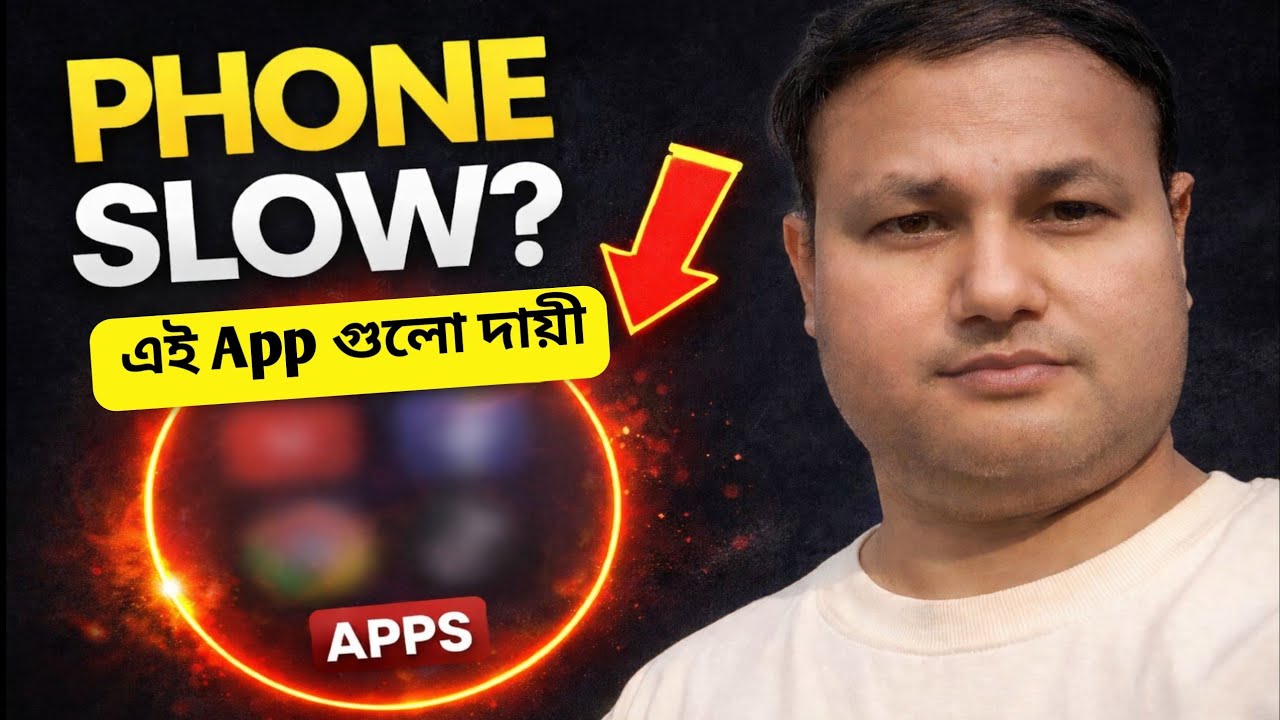 এই 4টা App আপনার Phone Slow করছে | Battery + Storage দুটোই শেষ ⚠️ Android Fix