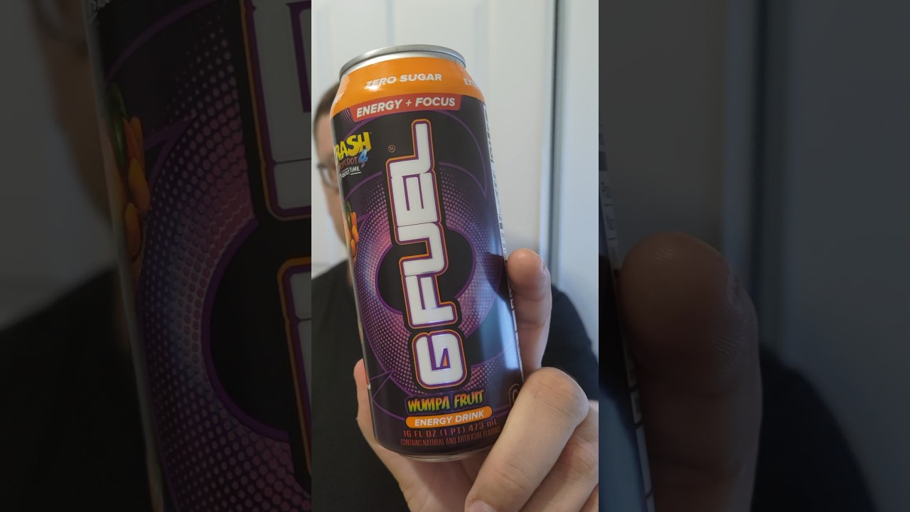 G Fuel Energy drink. Wumpa fruit. #energydrink #eat #review