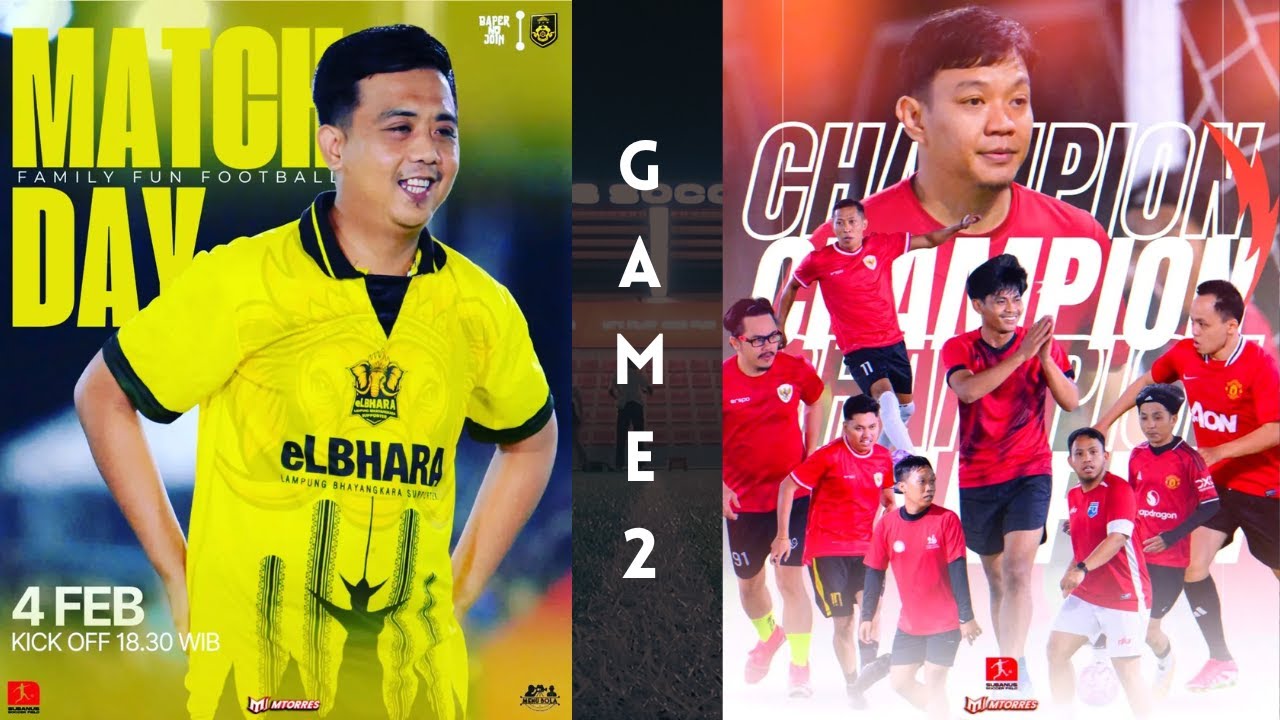 🔴MATCH DAY ❗ ❗ ❗ GAME 2 // TIM KUNING VS TIM HIJAU // GAME INTERNAL // FAMILY FUN FOOTBALL🔥🔥
