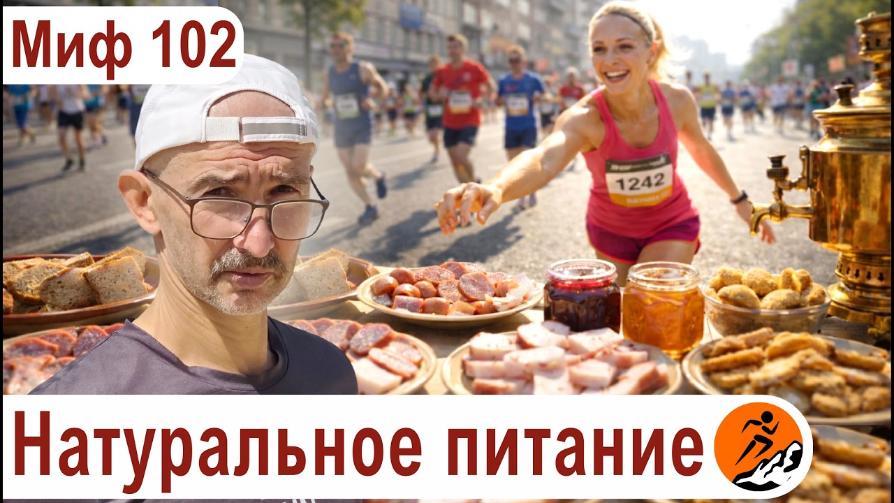Что есть на марафоне и ультре, если гели уже не лезут? Натуральное питание. Миф о беге № 102